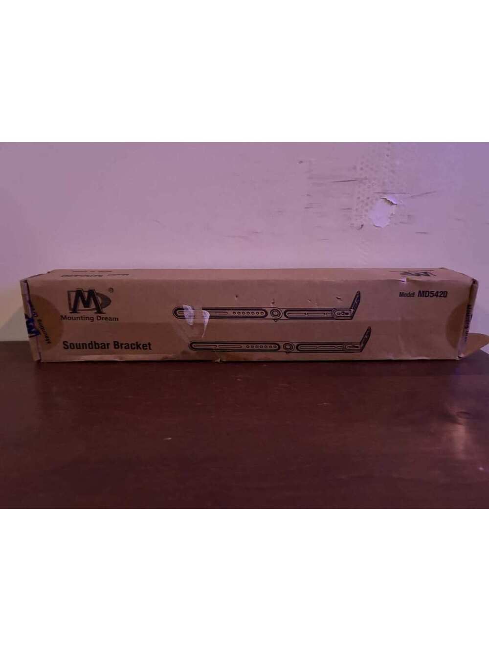 Mounting Dream MD5420 Universal Soundbar Mount Bracket Open Box Complete